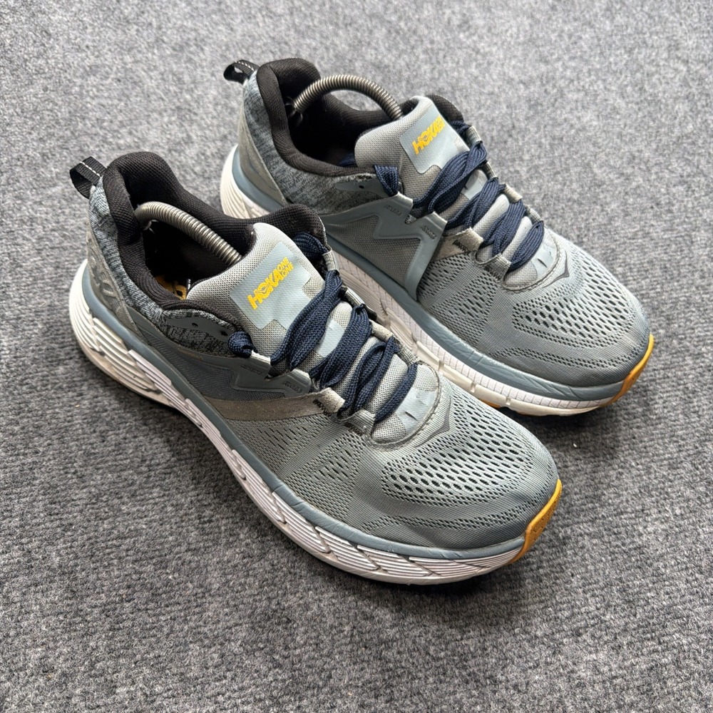 Hoka One One Gaviota 2 Shoes Mens Size 11.5 2E EE Wide Teal Road Running